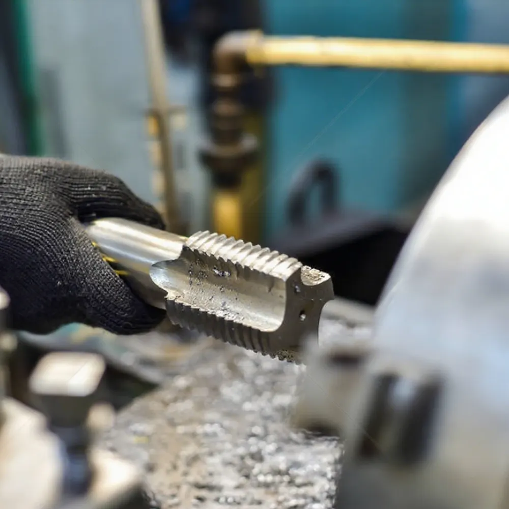 Jak rozwiązać problem pękania gwintownika podczas eksploatacji wiertarki promieniowej?